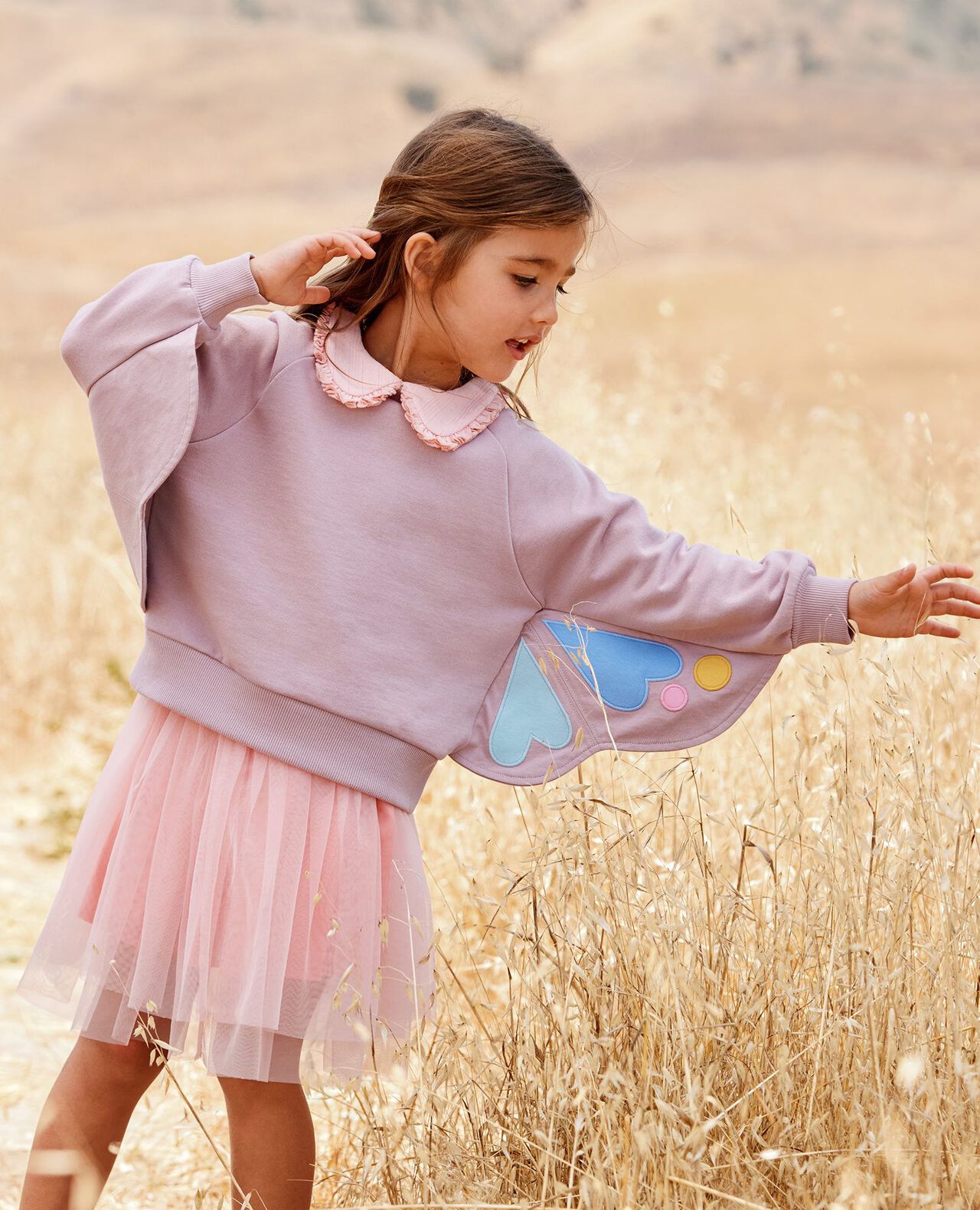 Long Sleeve Pointelle Collared T-Shirt - Image 6